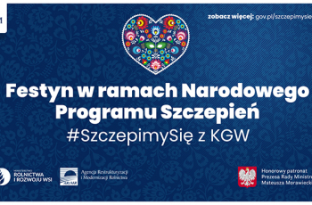 Plakat #SzczepimySię z KGW