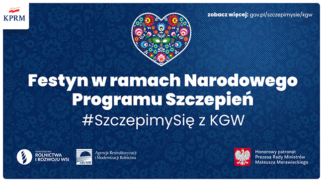 Plakat #SzczepimySię z KGW